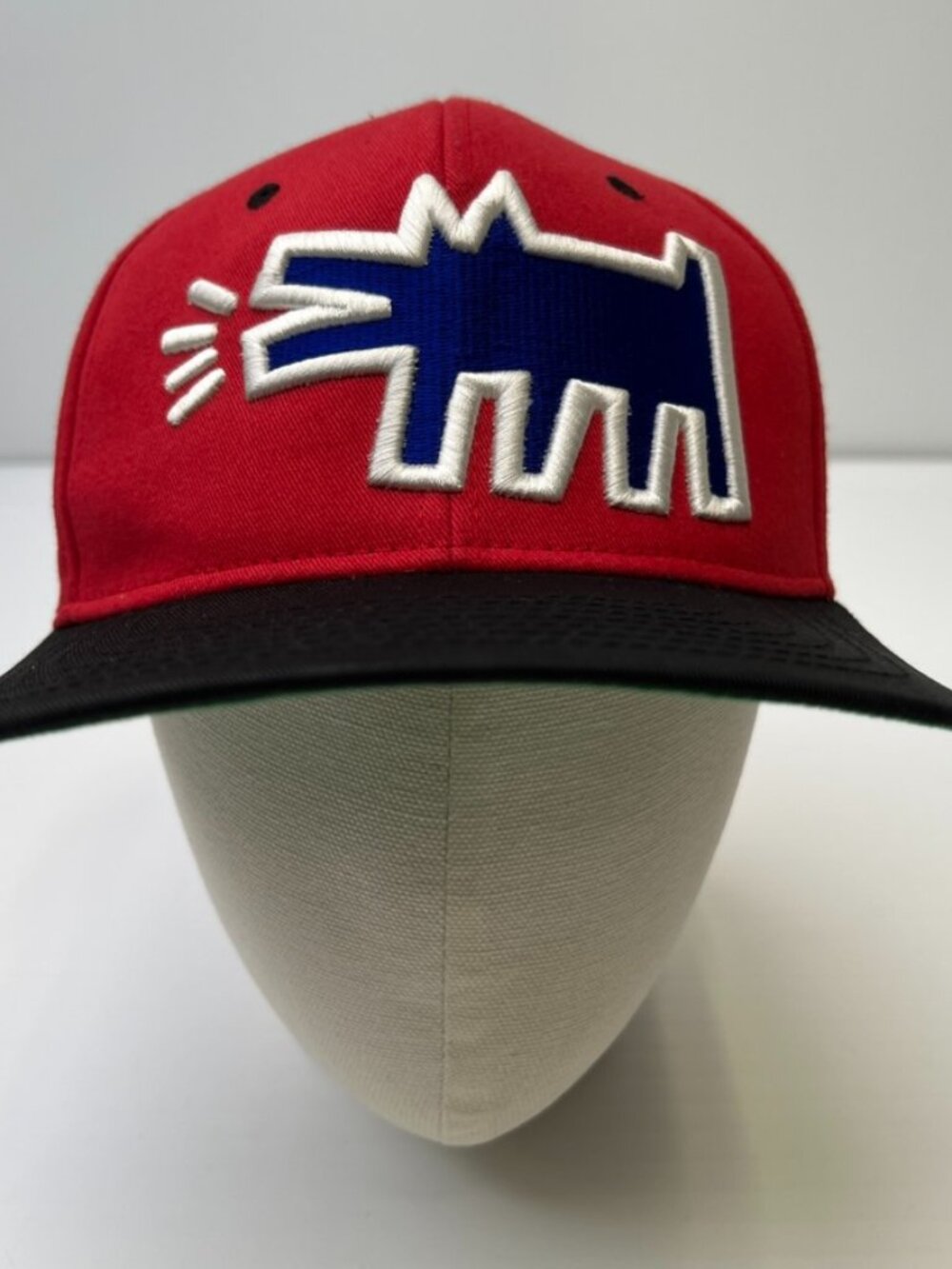 Vintage Barking Dog Hat Men Snap Back Collab House Of Field Haring Rare Party Go